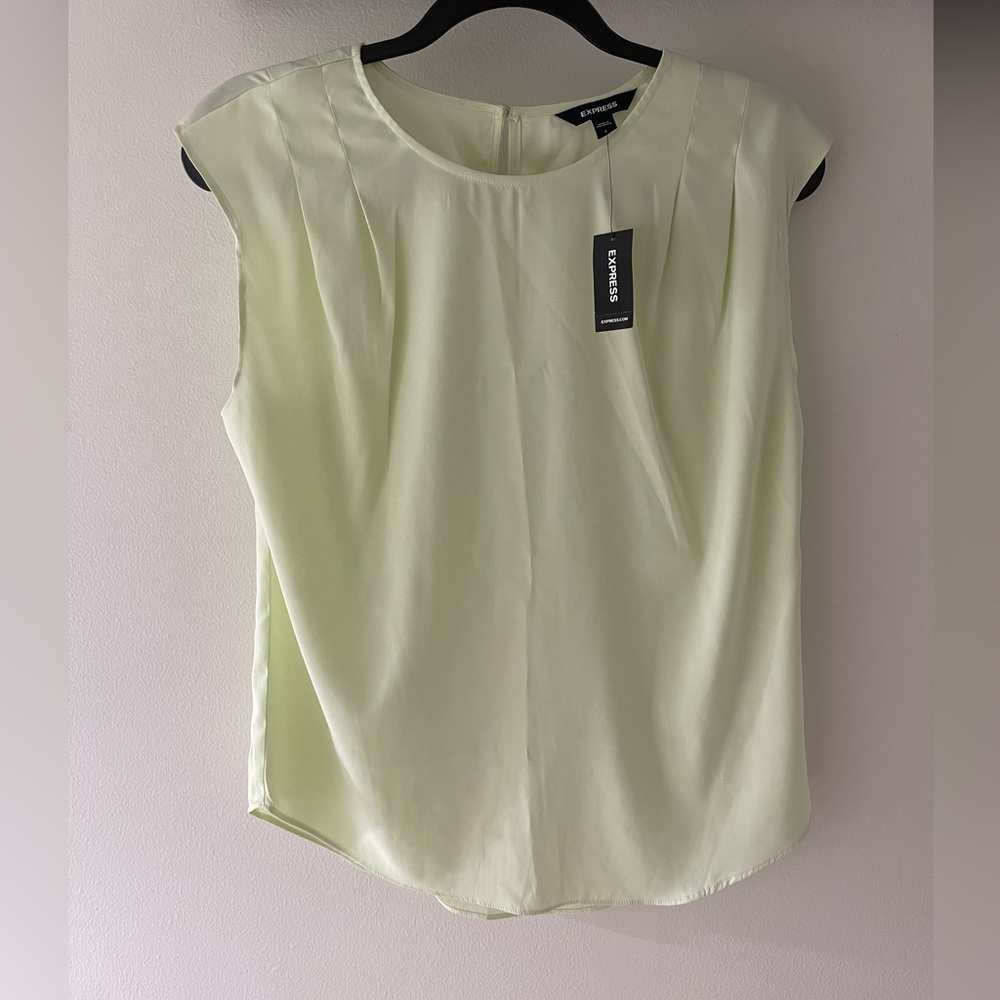 Pastel green top by Express